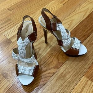 **Charles Jourdan strappy boho heels